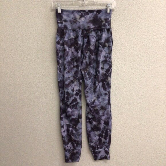 Athleta Salutation Jogger Stretch High Rise Pants Gray Active XXSP Tie Dye - Picture 8 of 8